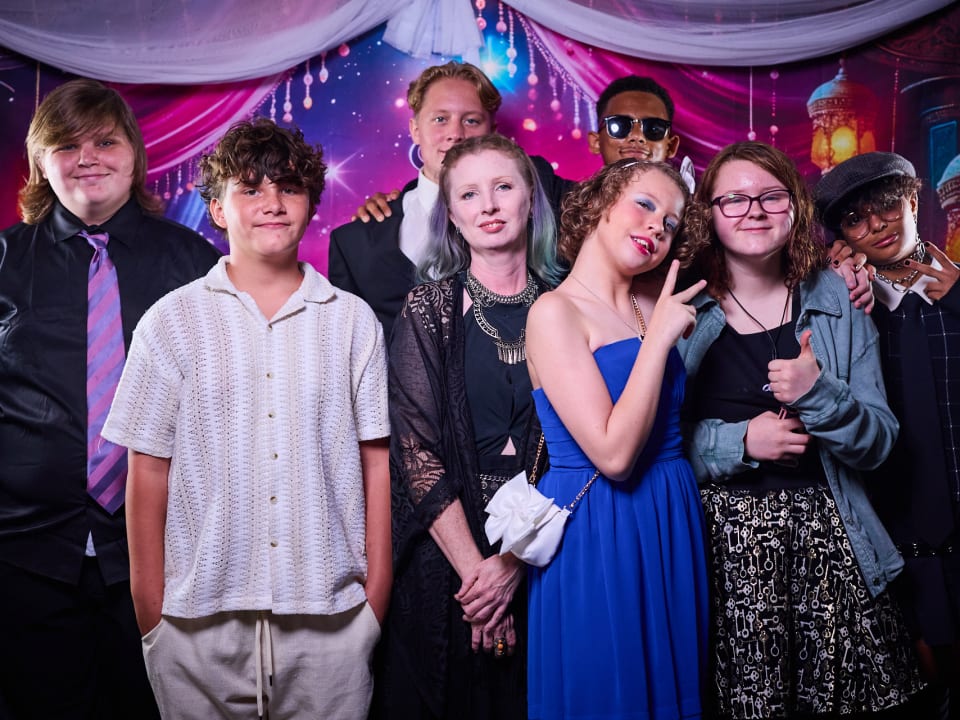 Students and staff gather to celebrate during the end-of-term bash, showcasing the vibrant community at SailFuture.