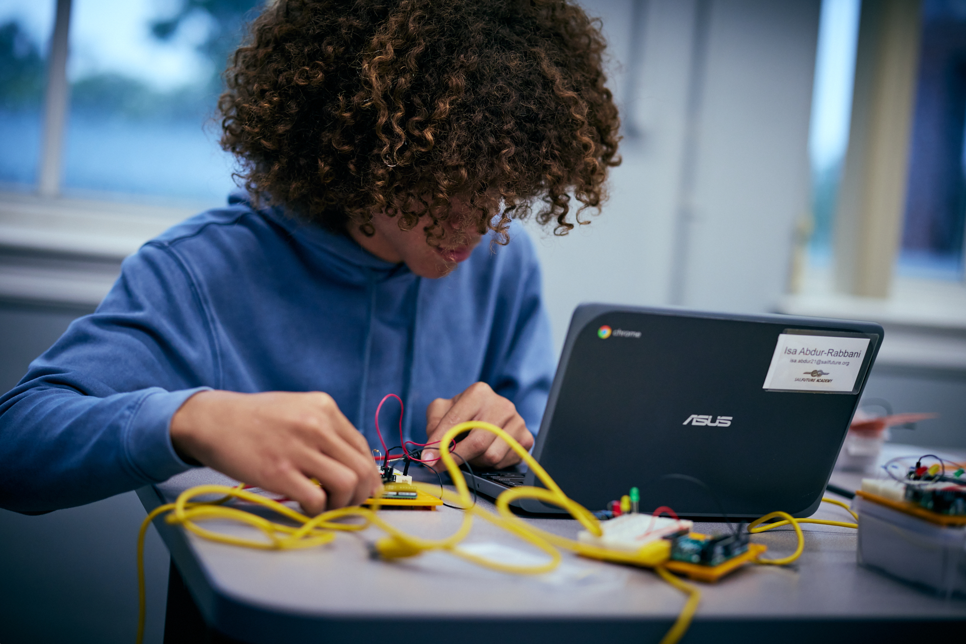 Students exploring career pathways through internships