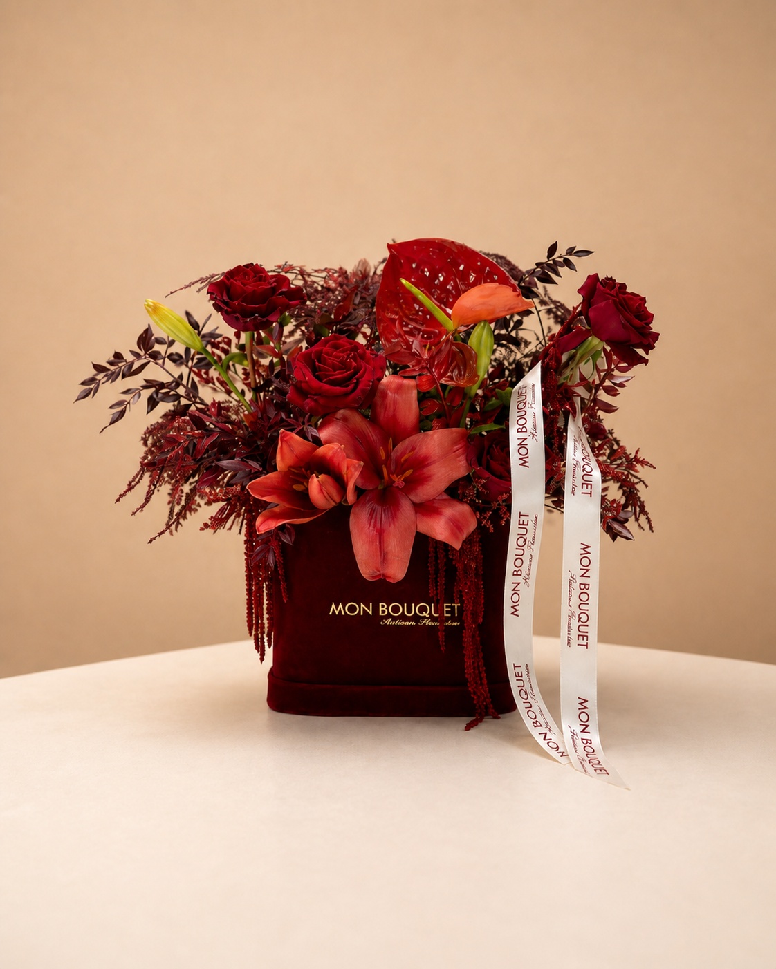 Bouquet en main