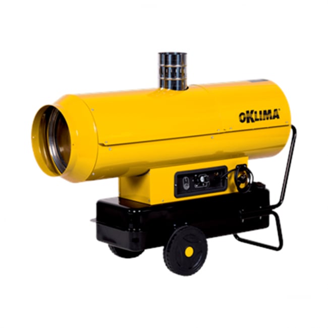 Mobil byggvarme 50 KW med tank