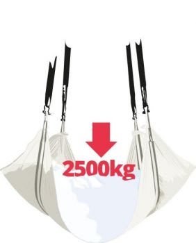 Snøseil 6,0 x 4,2 m - 2500 kg