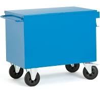 Verktøyvogn med låsbart lokk