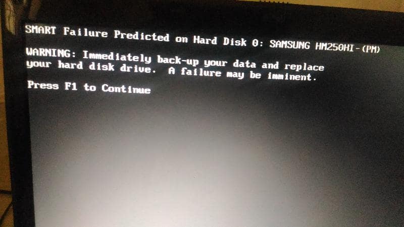 How to fix “SMART failure predicted on hard disk” error - Safemode ...