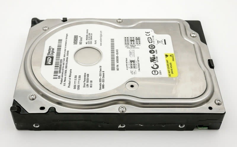 A 3.5-inch hard drive