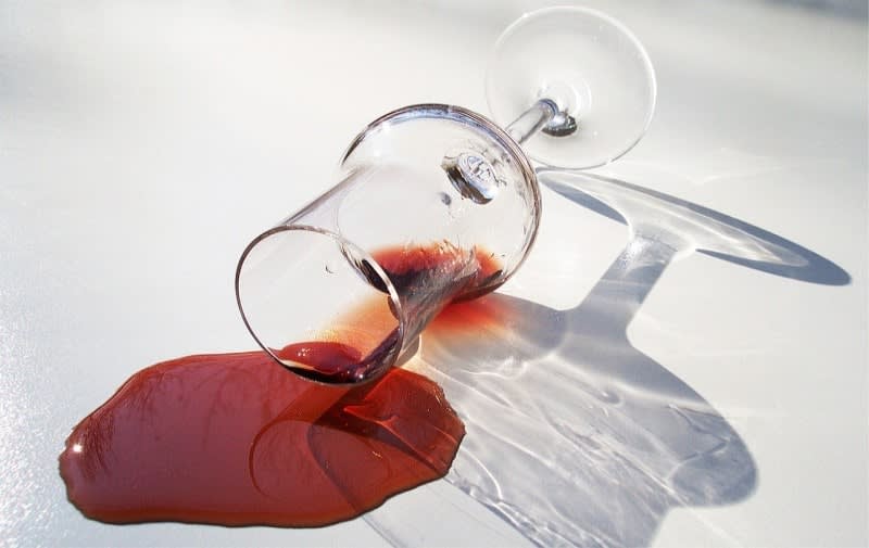 liquid spill drink