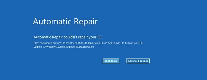 startup repair couldn't fix