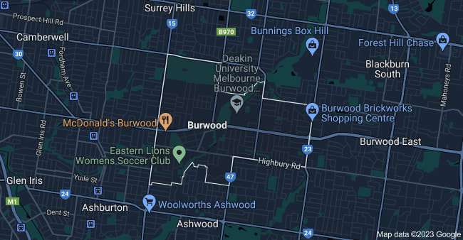 Burwood NSW 2134 Map