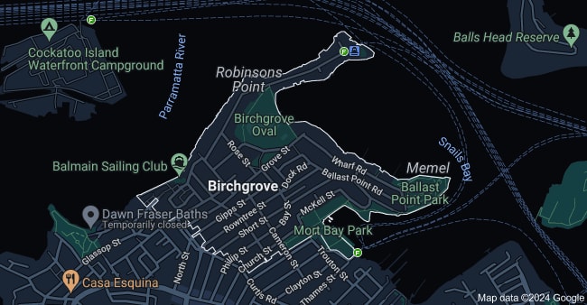 Birchgrove NSW 2041 map