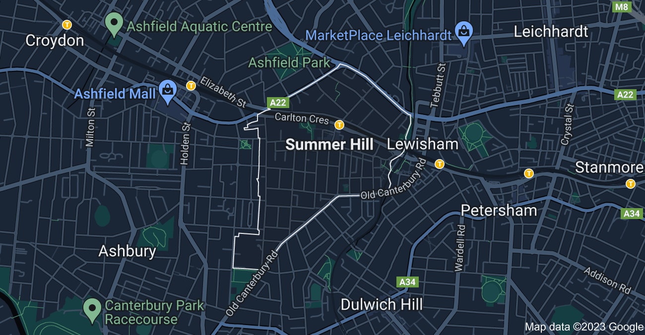Summer Hill NSW 2130 Map