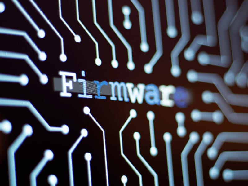 Think of firmware as the software