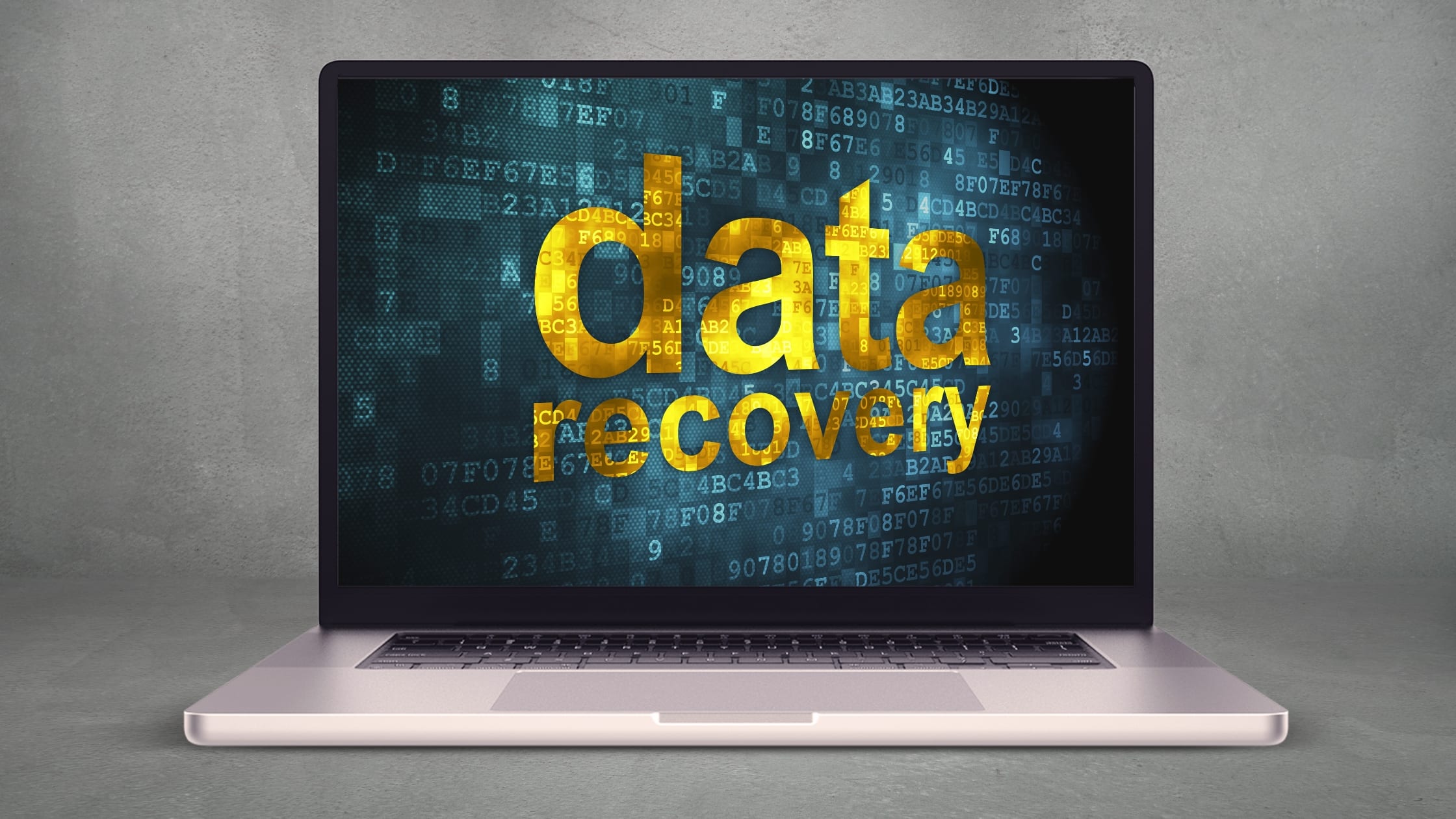 Data recovery mock up Data recovery mock up