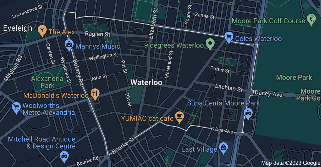 Waterloo NSW 2017 map