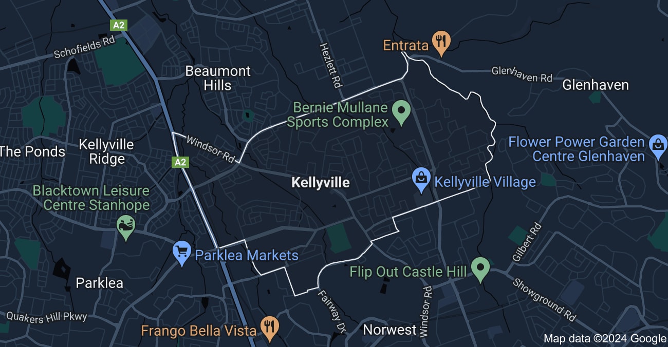 Kellyville NSW 2155 Map
