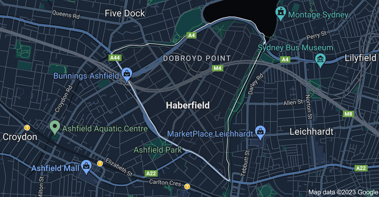 Haberfield NSW 2045 Map