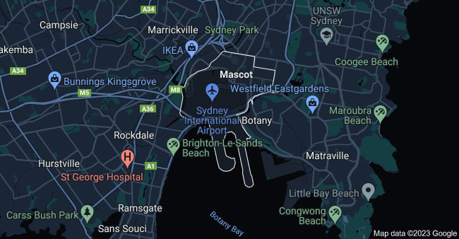 Mascot NSW 2020 Map