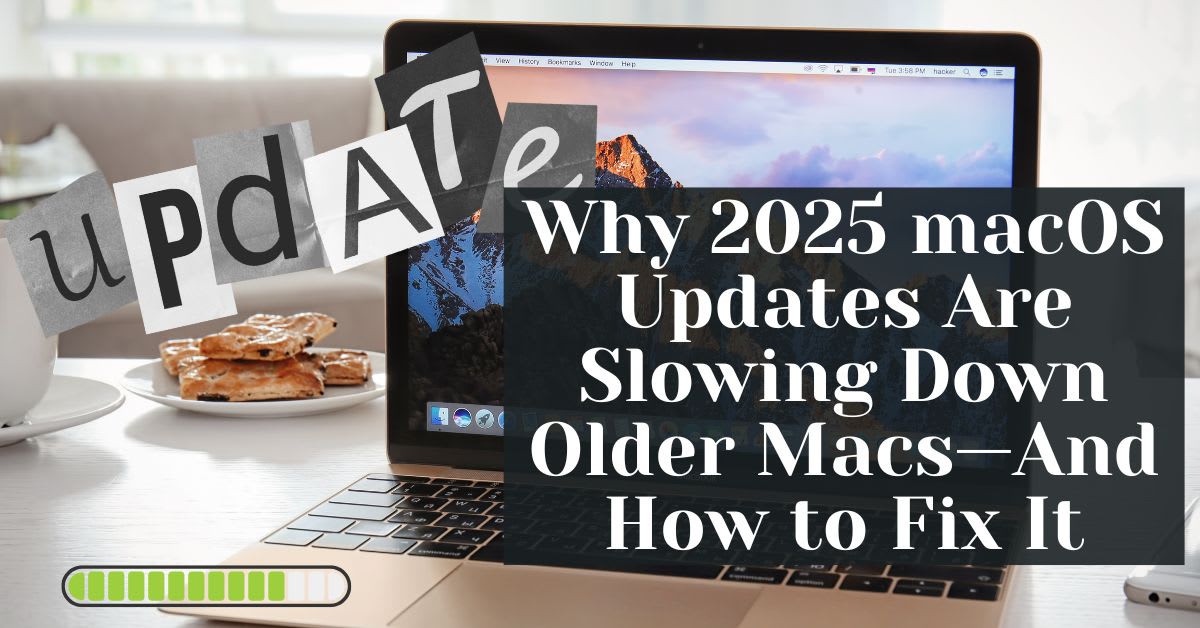 How to Fix a Slow MacBook After a macOS Update