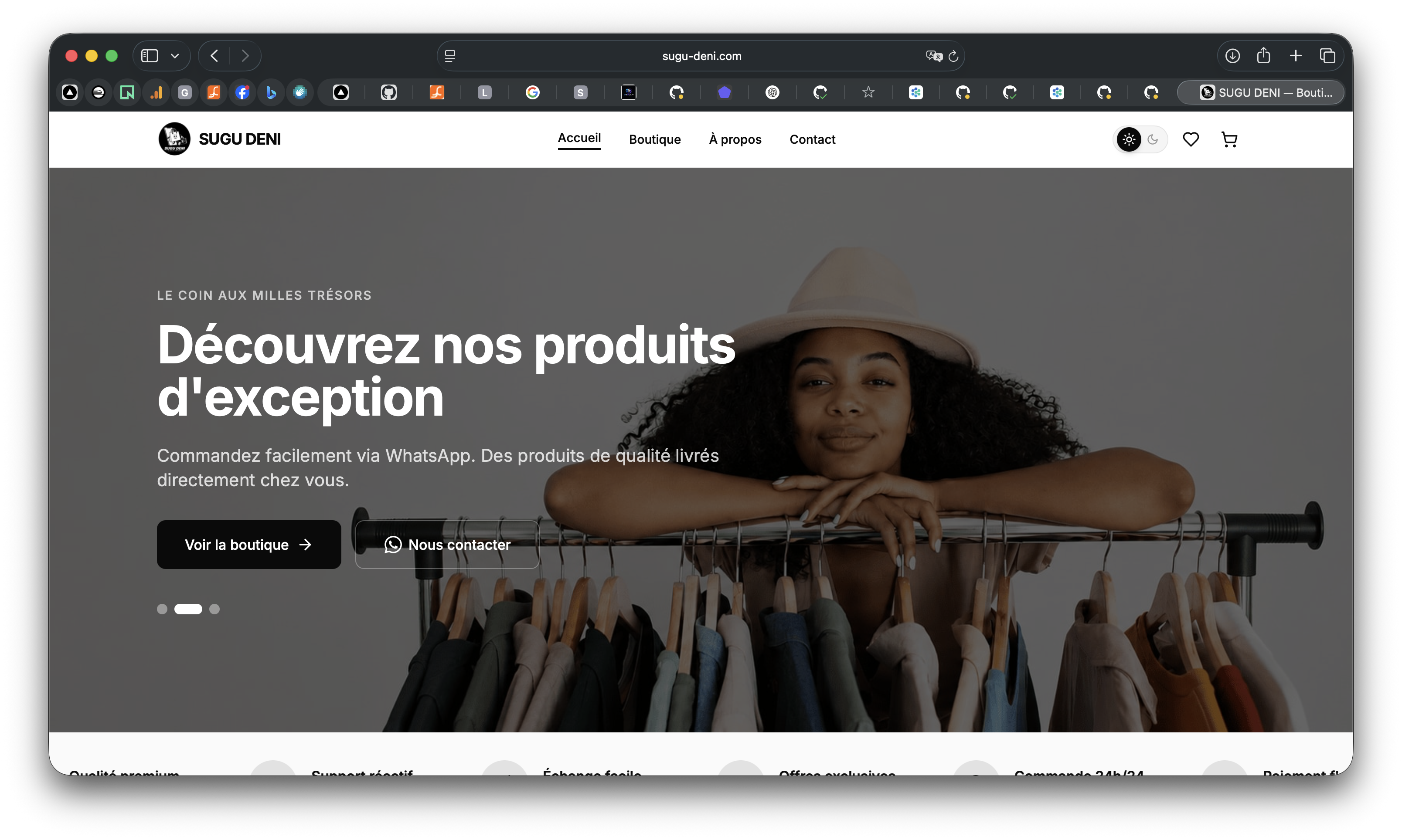 Site e-commerce Sugu Deni