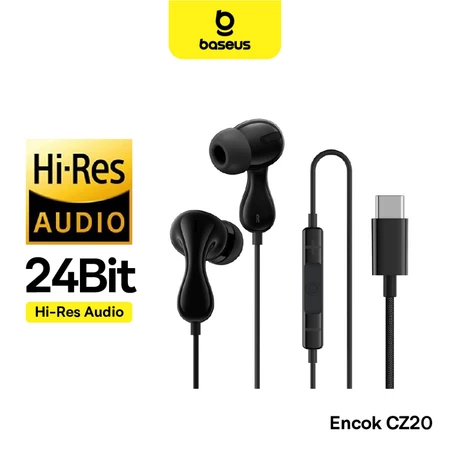 BASEUS Encok CZ20 Earphones Kabel Type C