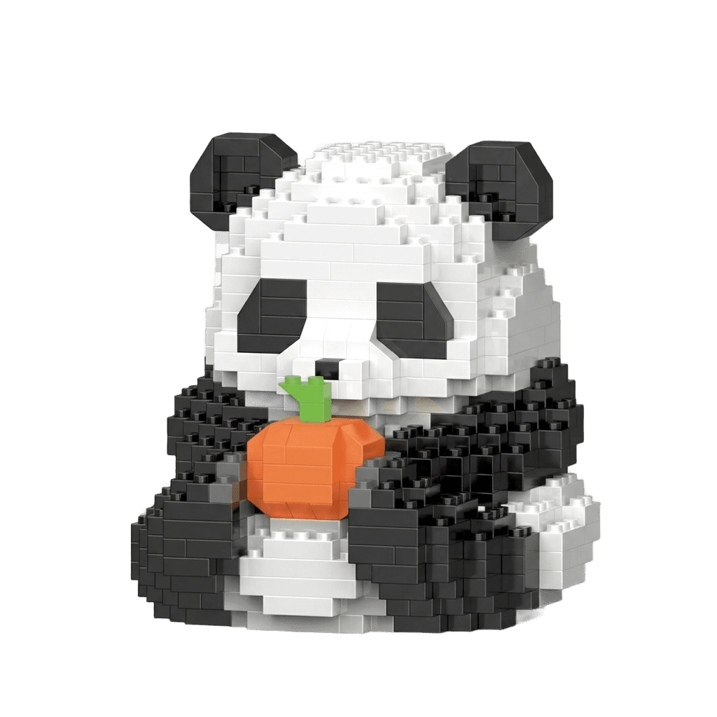 Panda Chinês DIY Mini Blocos de Montar
