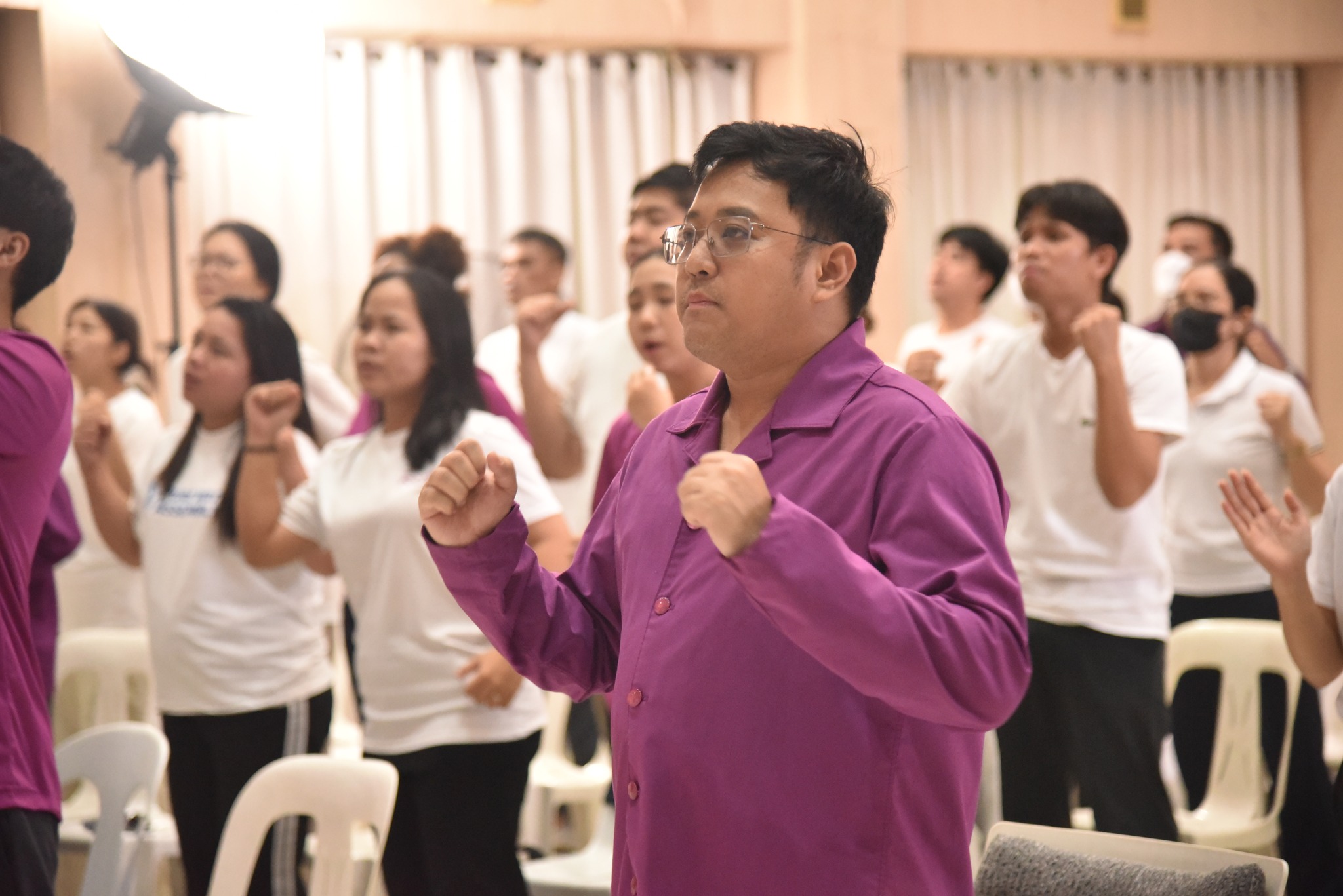 Night Prayer Vigil Connected to Cheon Shim Won