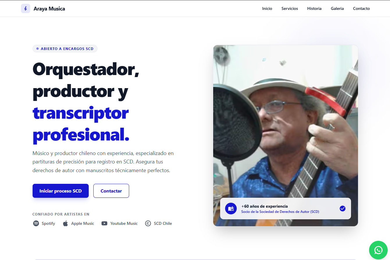Proyecto Araya Música