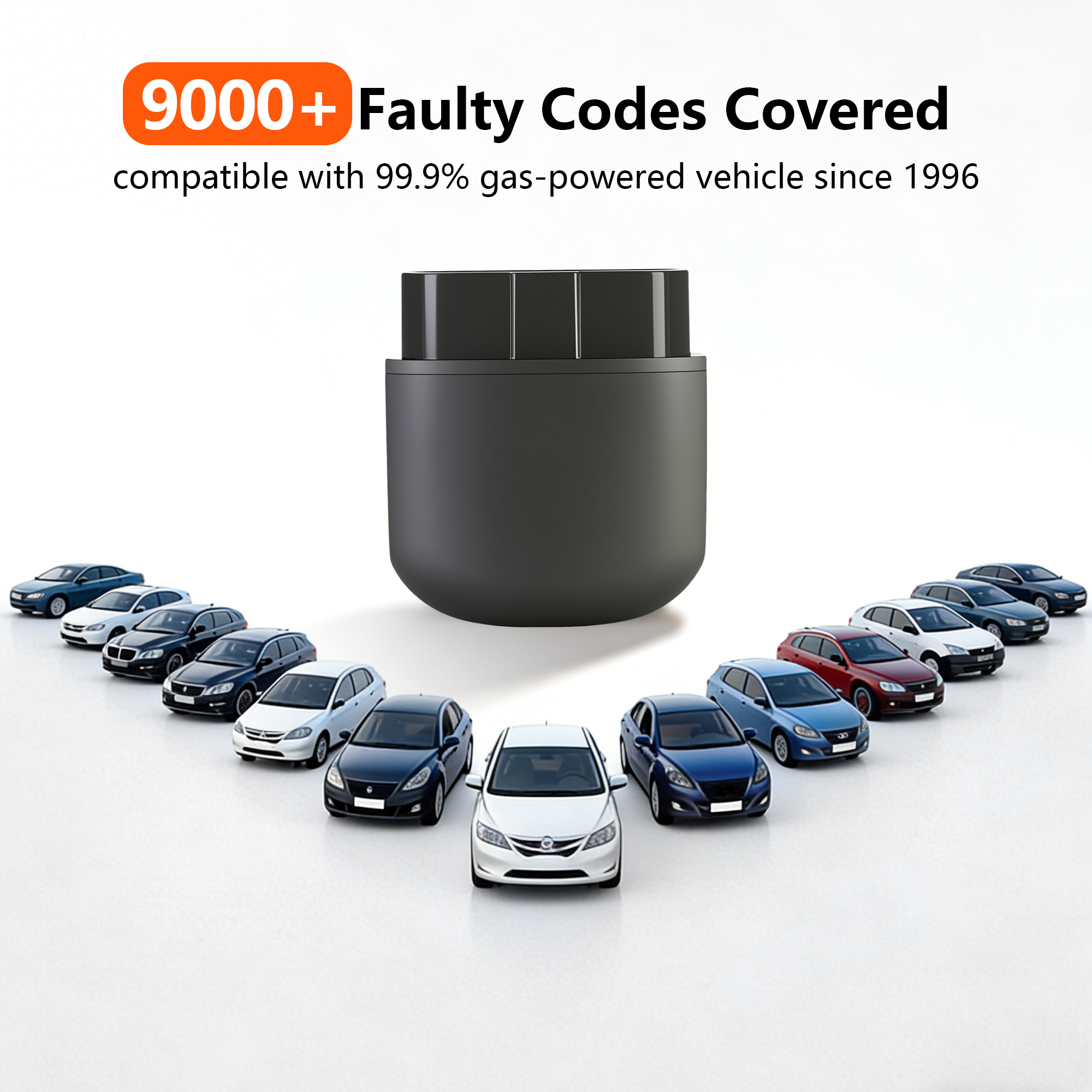 PrimeCliko Pro OBD2 compatible with 99.99% gas-powered vehicles since 1996