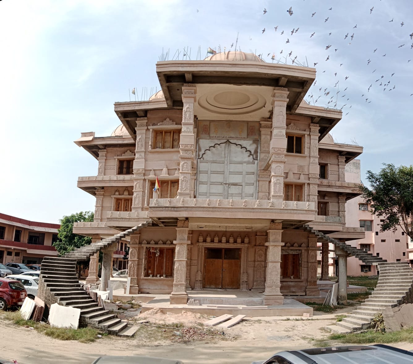 NEW TEMPLE IN BADAGAON 