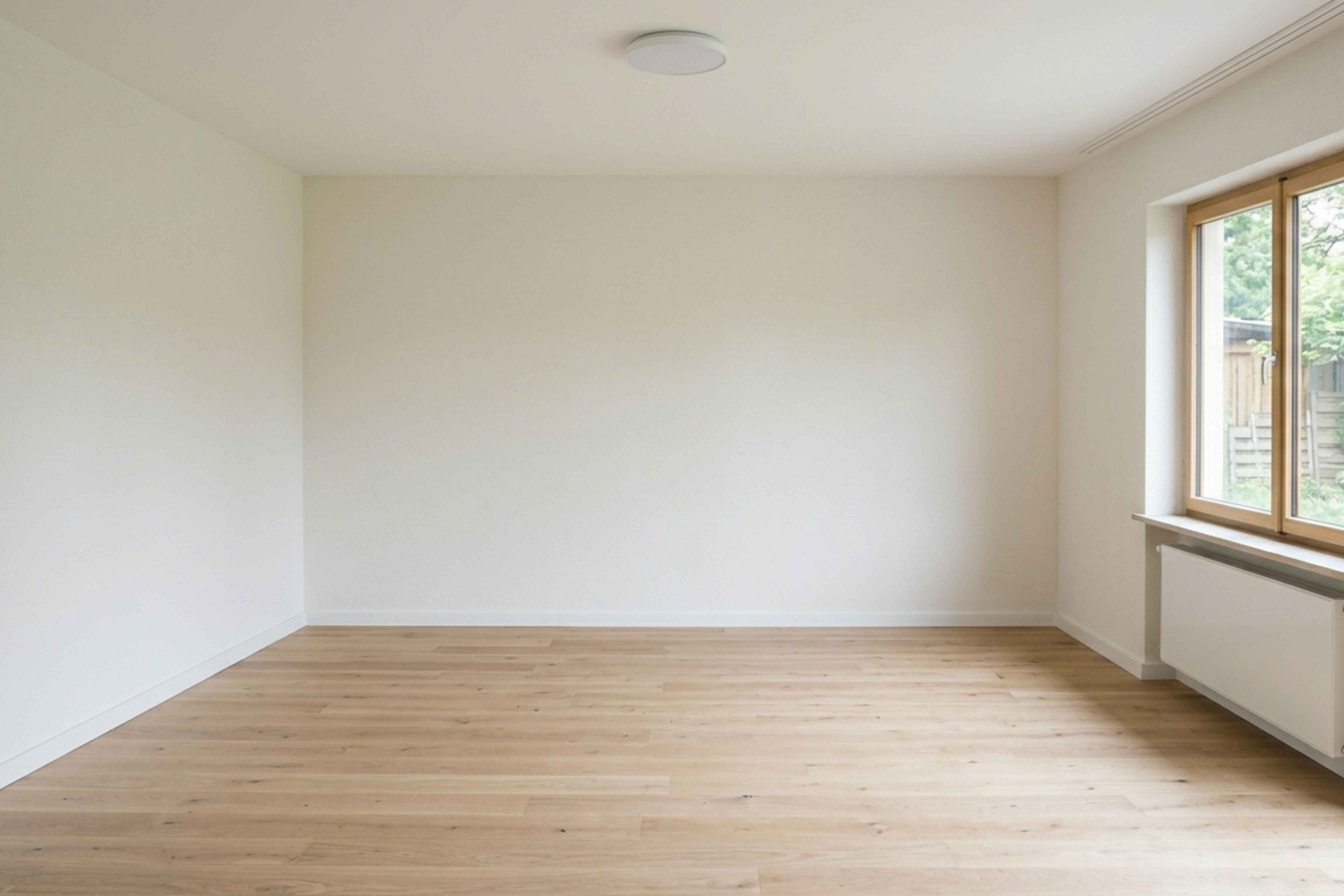 Wohnzimmer nach professioneller Malerarbeit