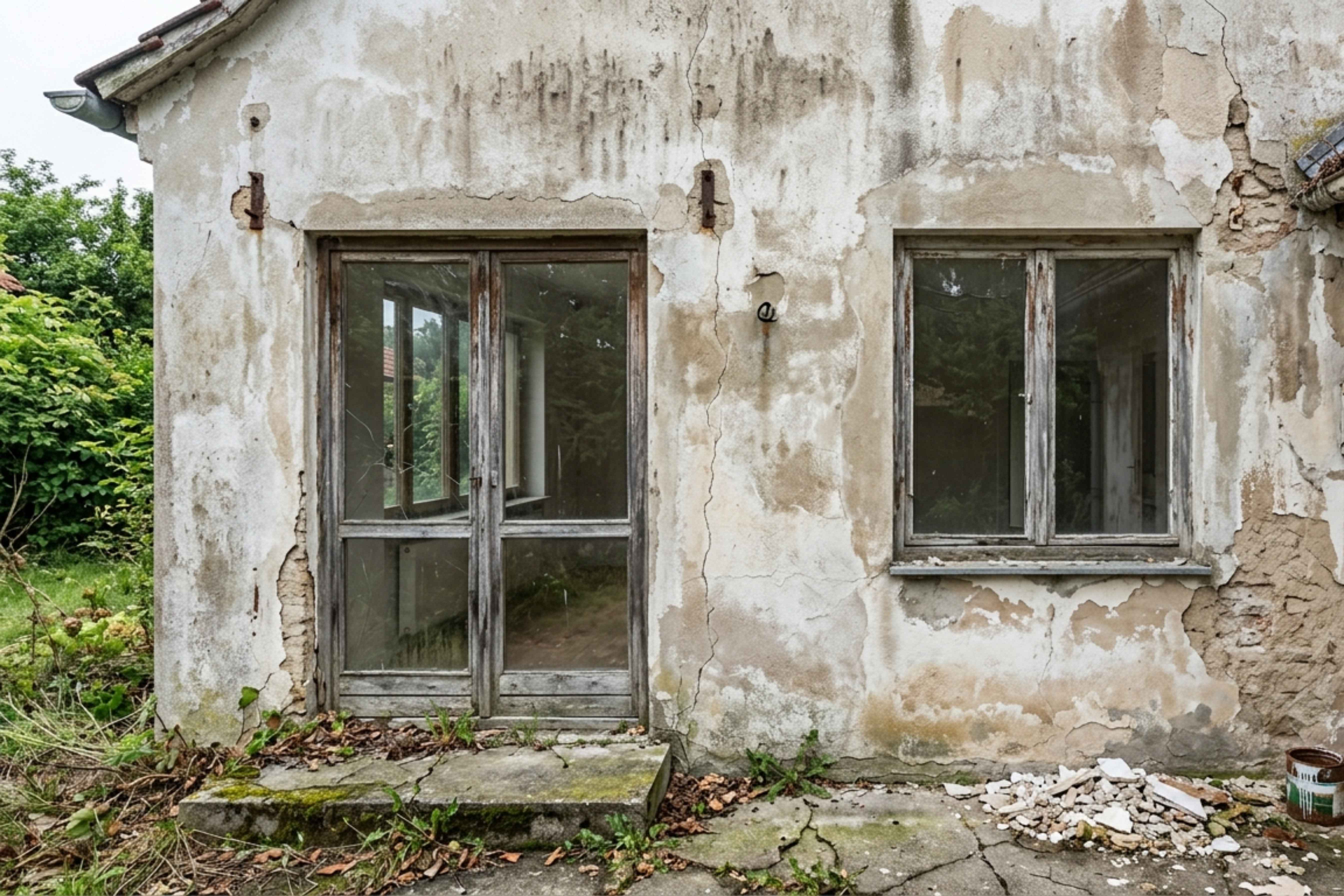 Fassade vor der Sanierung