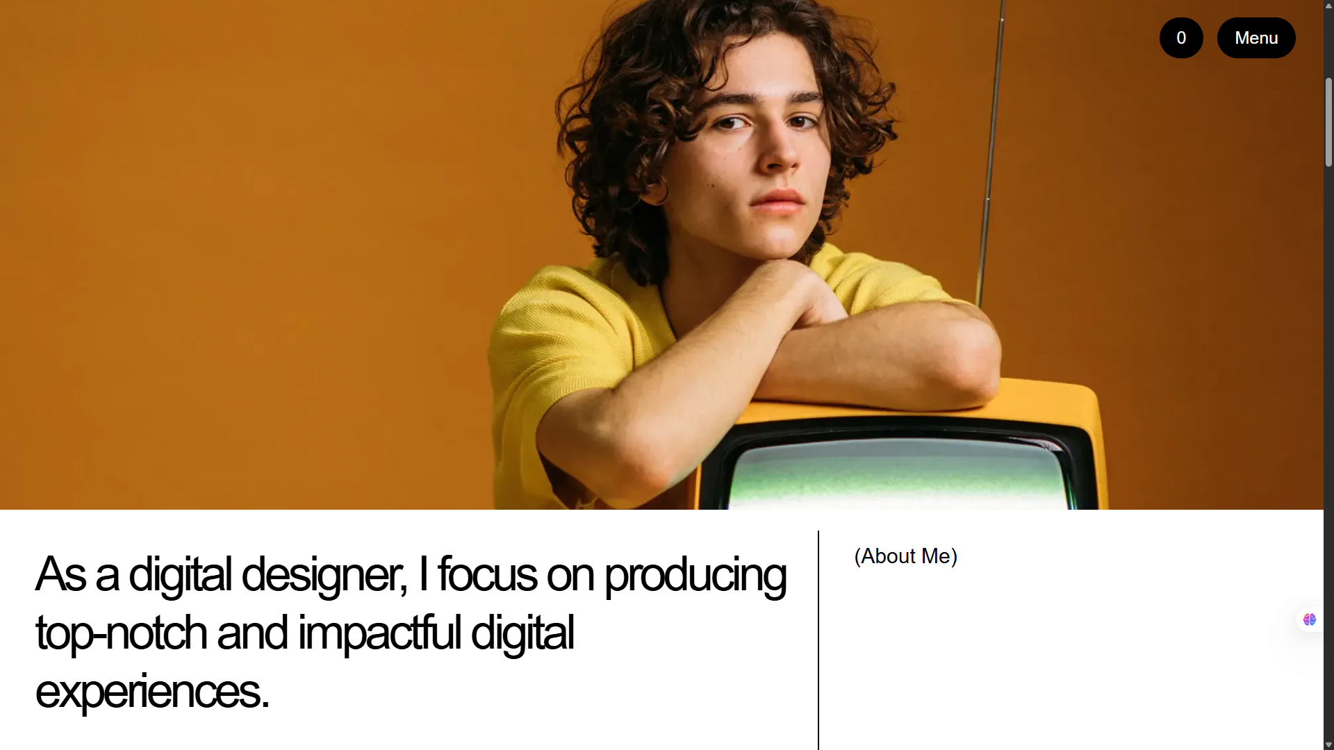 Portfolio Website Screenshot