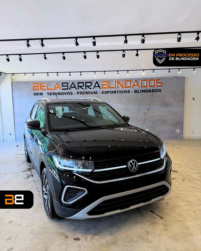 VOLKSWAGEN T-CROSS 1.4 250 TSI TOTAL FLEX HIGHLINE AUTOMÁTICO 2025/2026 SUV blindado Flex à venda no Rio de Janeiro | Bela Barra Blindados