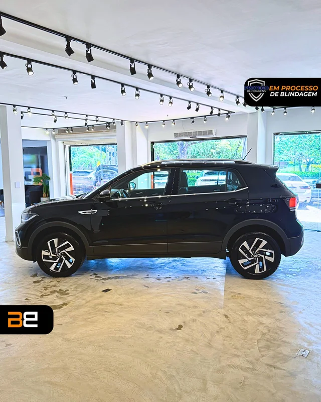 VOLKSWAGEN BLINDADO  T-CROSS 1.4 250 TSI TOTAL FLEX HIGHLINE AUTOMÁTICO - foto 4