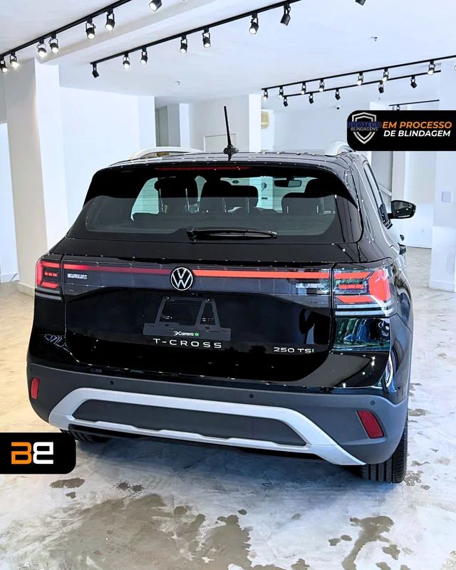 VOLKSWAGEN BLINDADO  T-CROSS 1.4 250 TSI TOTAL FLEX HIGHLINE AUTOMÁTICO - foto 5