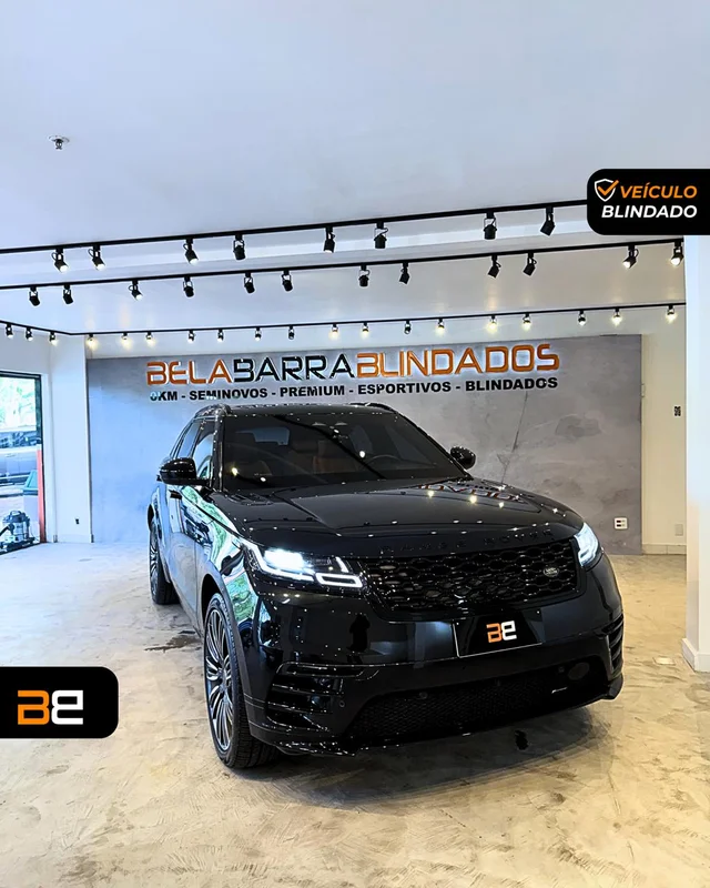 LAND ROVER LAND ROVER RANGE ROVER VELAR 3.0 P340 GASOLINA R-DYNAMIC HSE AUTOMÁTICO BLINDADO 2022/2022 SUV blindado Gasolina à venda no Rio de Janeiro | Bela Barra Blindados