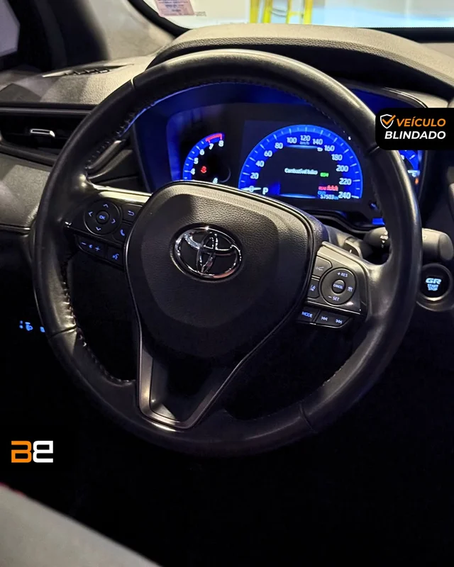 TOYOTA COROLLA CROSS 2.0 VVT-IE FLEX GR-SPORT DIRECT SHIFT 2023/2024 SUV blindado Flex à venda no Rio de Janeiro | Bela Barra Blindados - foto 6