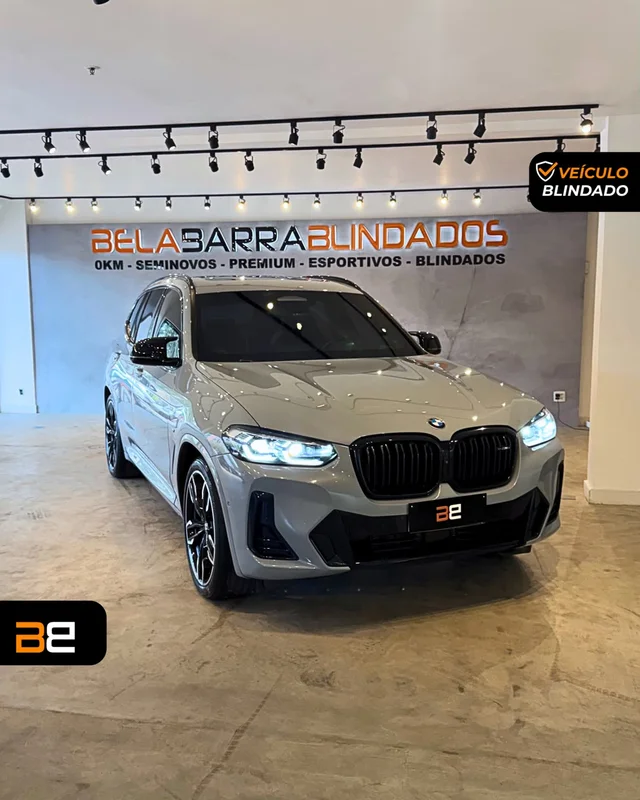 BMW X3 3.0 TWINPOWER GASOLINA M40I STEPTRONIC 2023/2024 SUV blindado Gasolina à venda no Rio de Janeiro | Bela Barra Blindados - foto 4