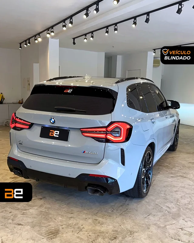 BMW X3 3.0 TWINPOWER GASOLINA M40I STEPTRONIC 2023/2024 SUV blindado Gasolina à venda no Rio de Janeiro | Bela Barra Blindados - foto 5