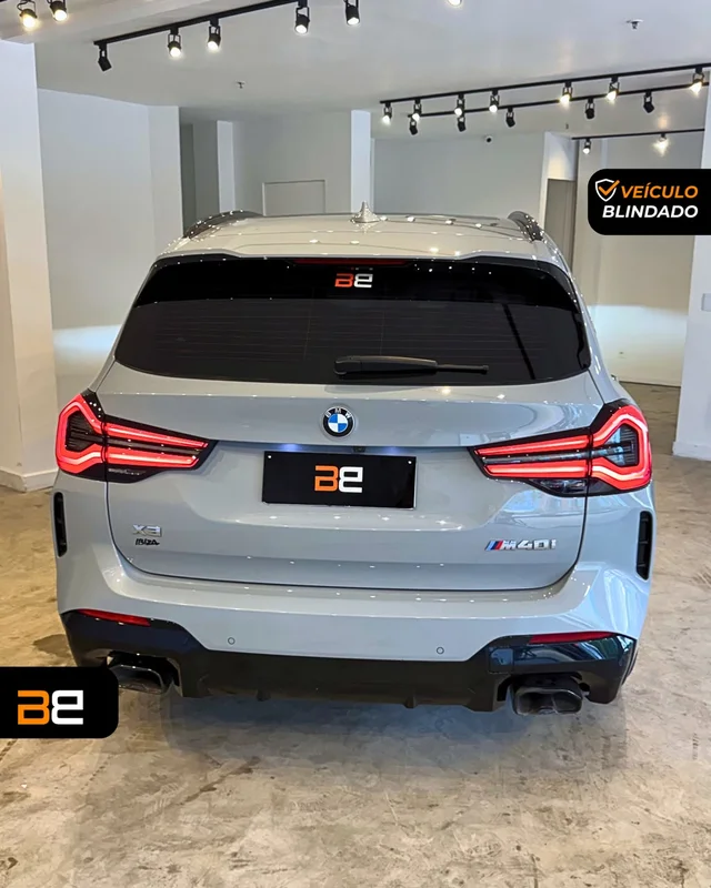BMW X3 3.0 TWINPOWER GASOLINA M40I STEPTRONIC 2023/2024 SUV blindado Gasolina à venda no Rio de Janeiro | Bela Barra Blindados - foto 6