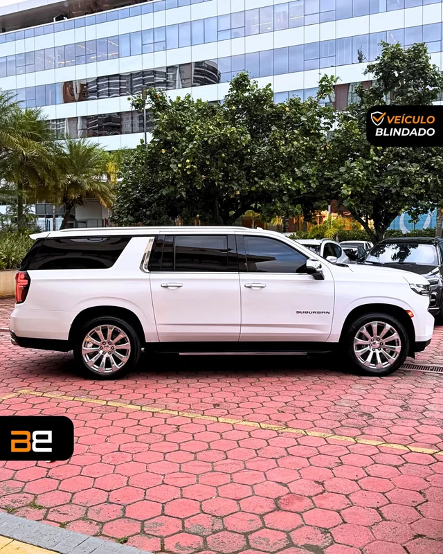 CHEVROLET SUBURBAN 5.3 V8 ECOTEC3 FLEXFUEL PREMIER 4WD AUTOMÁTICO 2024/2024 SUV blindado Gasolina à venda no Rio de Janeiro | Bela Barra Blindados - foto 2