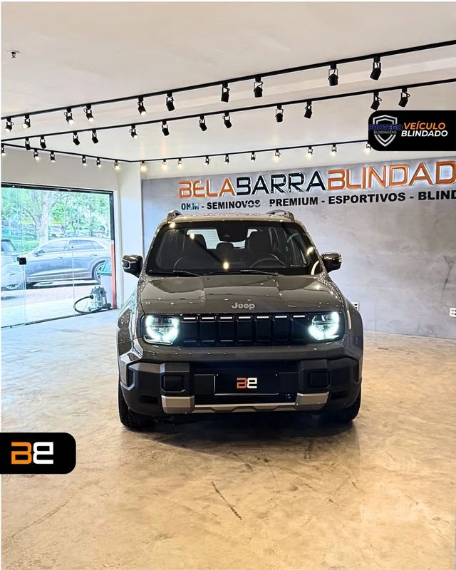 JEEP RENEGADE 1.3 T270 TURBO MHEV LONGITUDE AT6 2026/2027 SUV blindado Híbrido à venda no Rio de Janeiro | Bela Barra Blindados - foto 2