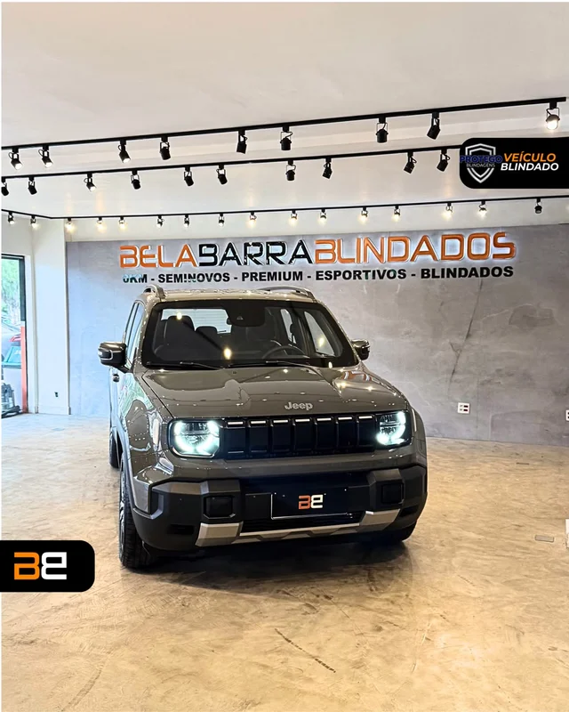 JEEP RENEGADE 1.3 T270 TURBO MHEV LONGITUDE AT6 2026/2027 SUV blindado Híbrido à venda no Rio de Janeiro | Bela Barra Blindados - foto 3