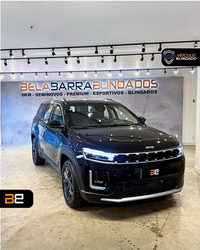 JEEP JEEP COMMANDER 1.3 T270 TURBO FLEX LONGITUDE AT6 2027/2027 SUV blindado Flex à venda no Rio de Janeiro | Bela Barra Blindados