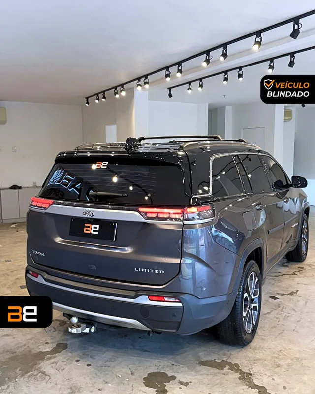 JEEP COMMANDER 2.0 TD380 TURBO DIESEL LIMITED AT9 2022/2022 SUV blindado Diesel à venda no Rio de Janeiro | Bela Barra Blindados - foto 6