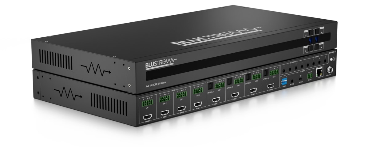 BLUSTREAM CMX4CS HDMIスイッチャー Blustream(ブルーストリーム) CMX44CS 4x4 4K HDMIマトリックス