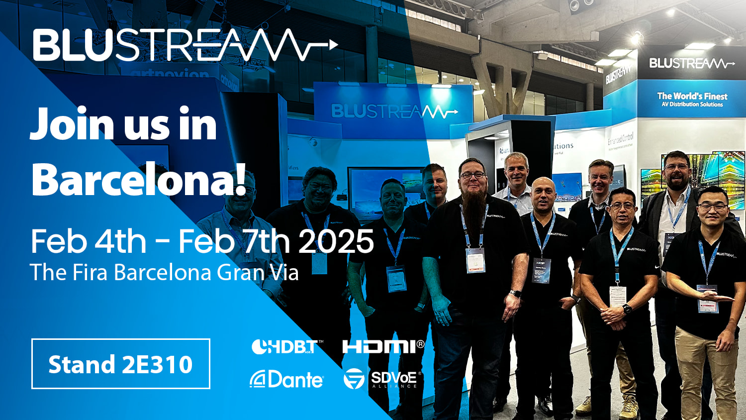Join Blustream at ISE2025!