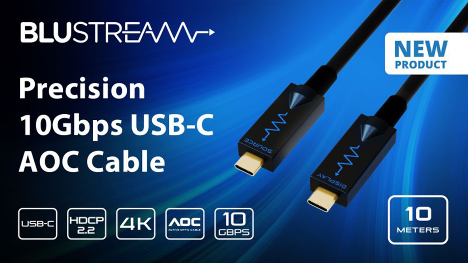 New 10m USB3.0 cables, delivering data, video and power