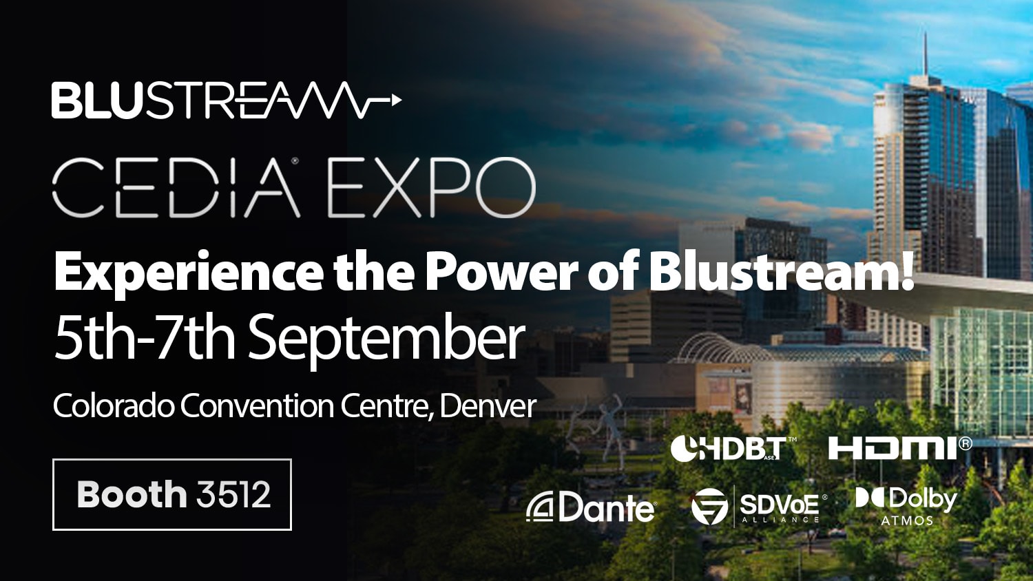 Experience the power of Blustream at CEDIA EXPO!
