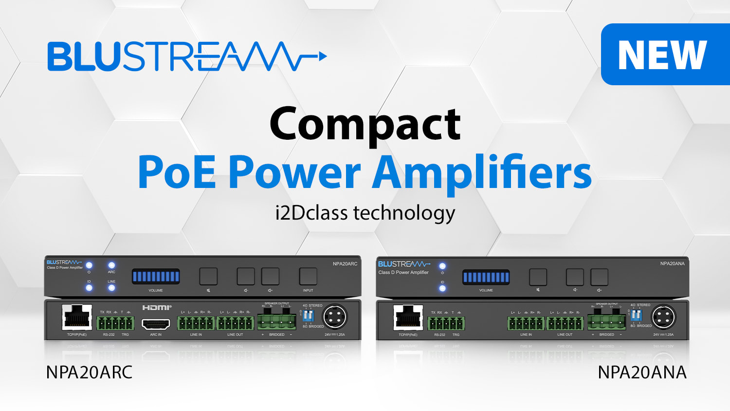New Ultra-efficient Compact Networked Amplifiers