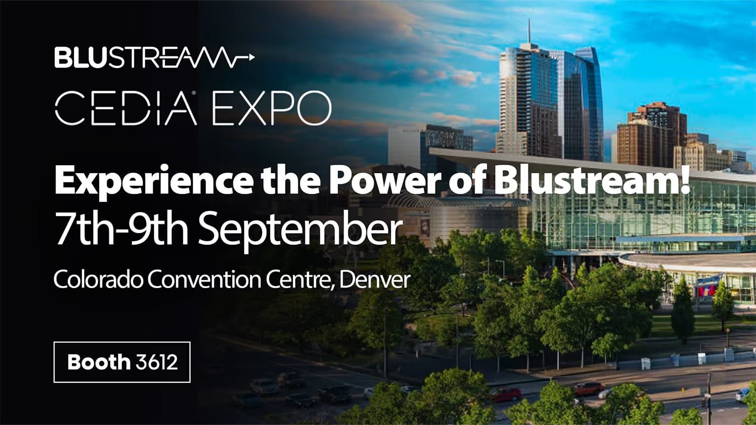Blustream to exhibit at CEDIA EXPO 2023.