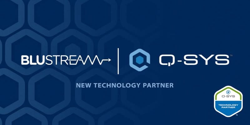 Blustream is now an official technology partner of Q-SYS control